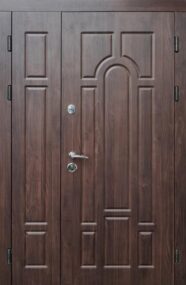 Вхідні двері Форт-М Стандарт Плюс Классік 1200 вулиця горіх коньячний