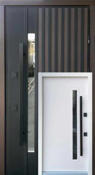 Вхідні двері Страж PROOF Rio-S Loft ручка DMD vin23/vin.Білий атлас