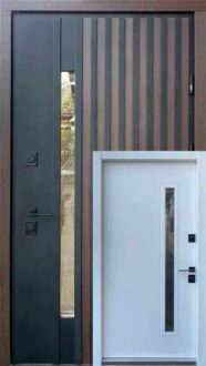 Вхідні двері Страж PROOF Rio-S Loft vin 23/vin.Білий атлас