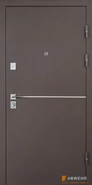 Вхідні двері Abwehr DEFENDER Solid терморозрив Ral 8019T + Венге
