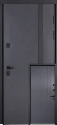 Вхідні двері Булат COTTAGE модель 710/265 Вулична Metalic Anthracite/ Антрацит сірий